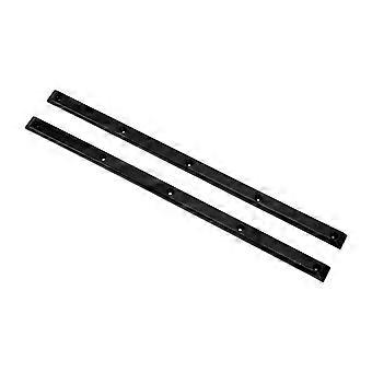 Rib Bones Rails Slidstærk Holdbar Stabil Fleksibel blank Udseende Longboard Rails Ribber BonesBlack