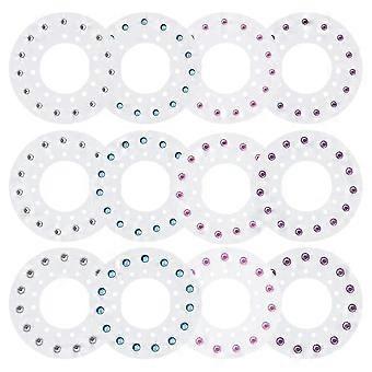 180PCS Gems Blingers Deluxe Set Pretend Play Jewel Refill Set DIY Girls Hair Styling Tool Diamond S