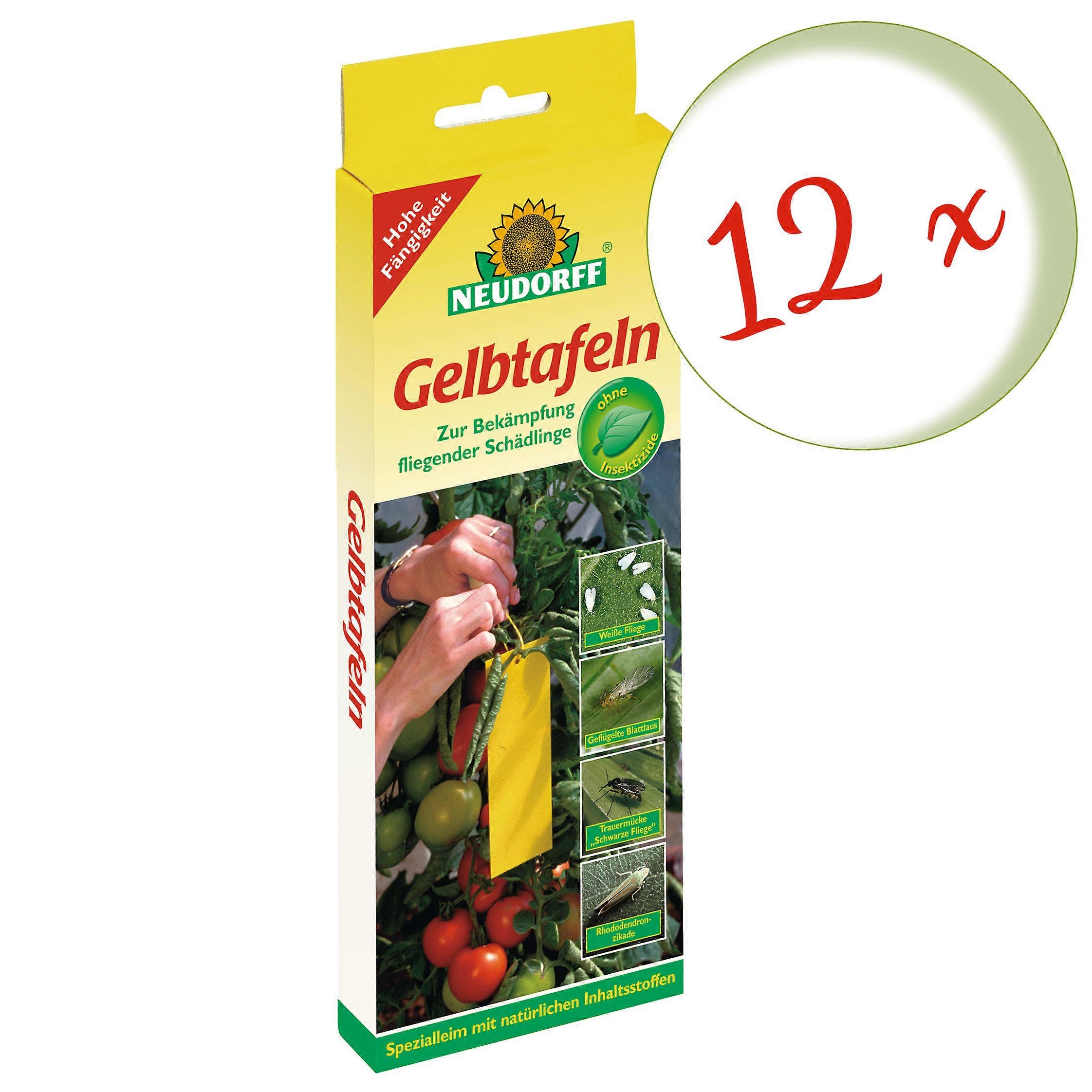 12 x NEUDORFF gule paneler (lite format), 7 stk