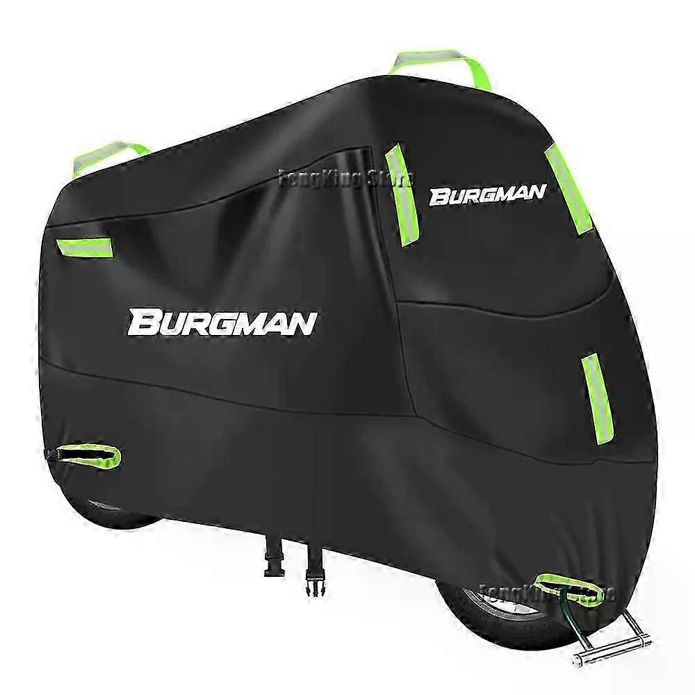 Housse de protection anti-UV, anti-poussière, anti-neige et imperméable pour moto Suzuki Burgman 400, 650 et 125 (AN400 et AN650).