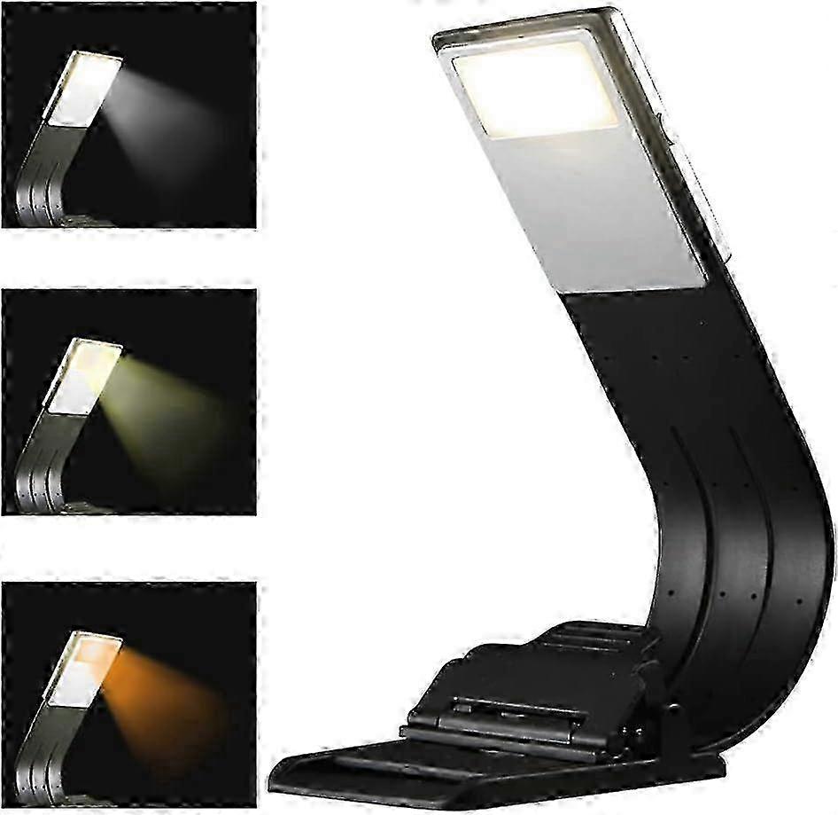 LED Reading Lamp 3 Colors Dimmable Book Light for Bed Reading