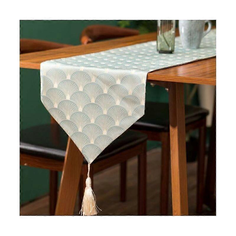 Home Decor Decorative Objects Jacquard Open Screen Graphic Table Runner with
