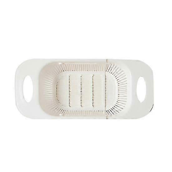 Fruits Drain Basket Extendable Multi-function PP Plastic Universal Safe Vegetables Drain Basket suitable compatible with Kitchen