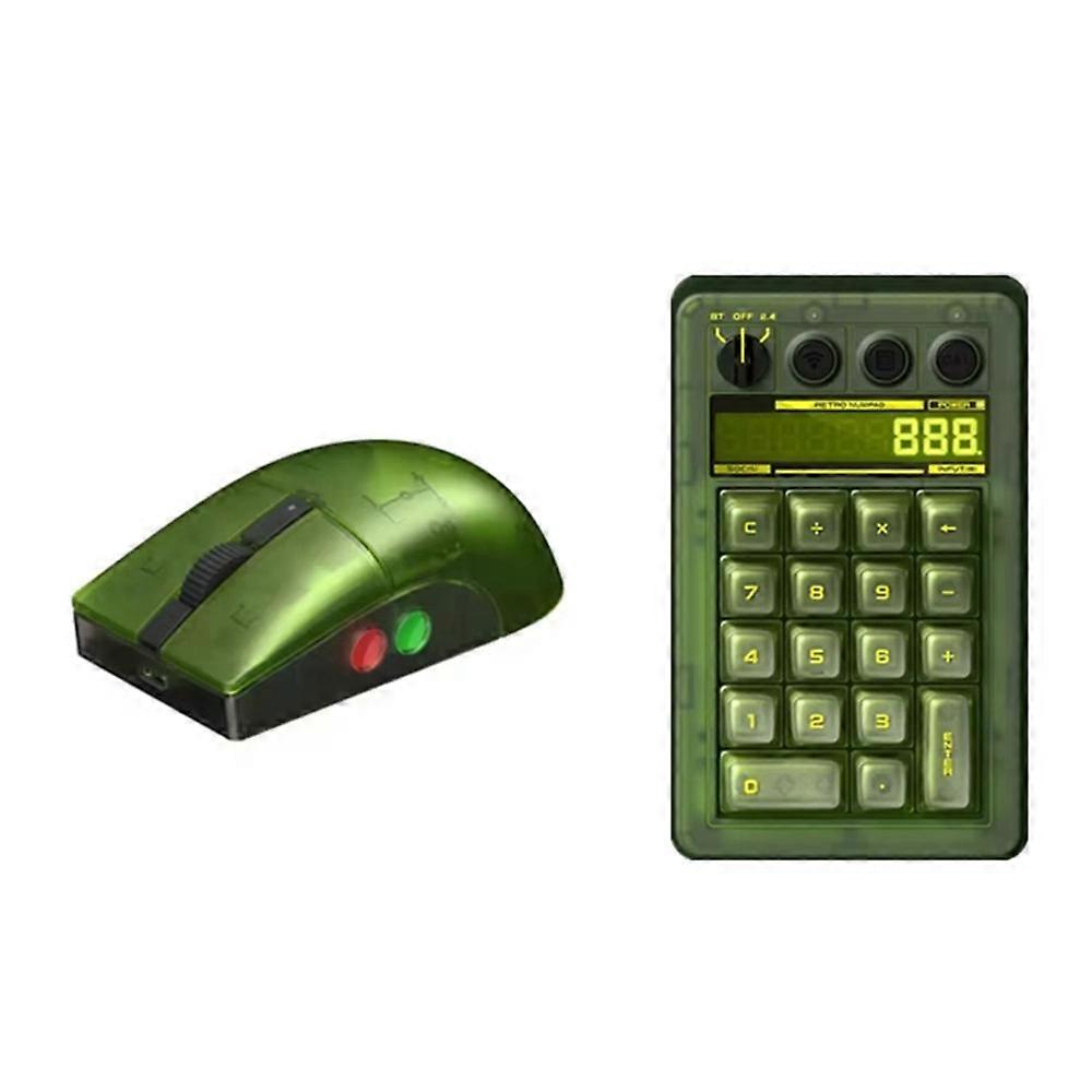 8Bitdo Retro18 Mechanical Numeric Keypad with Wireless Mouse with Charging Dock Tri-Mode Connectivity for PC Android Gaming