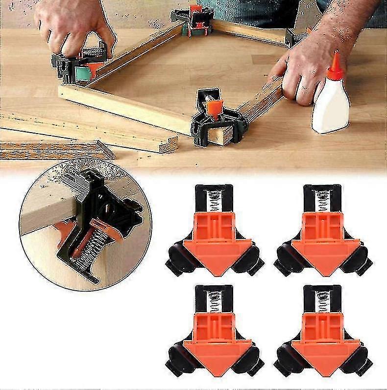 4pcs Corner Clamp Adjustable 90 Degree Right Angle Fixer