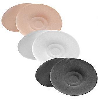 1 Set 3 Paar Atmungsaktive BH-Einsätze Unsichtbare BH-Pads (Weiß Schwarz Teint)