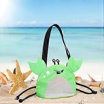Crab Shaped Toddler Beach Bag, Large Cartoon Shell Crossbody Shoulder Bag, 10 x 5.5 x 4 Inches