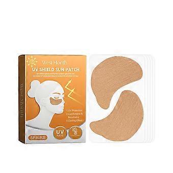 West Month Uv Sunscreen Eye Patch Fades Color Spots Outdoor Activities Eye Anti-Uv Care Eye Patch