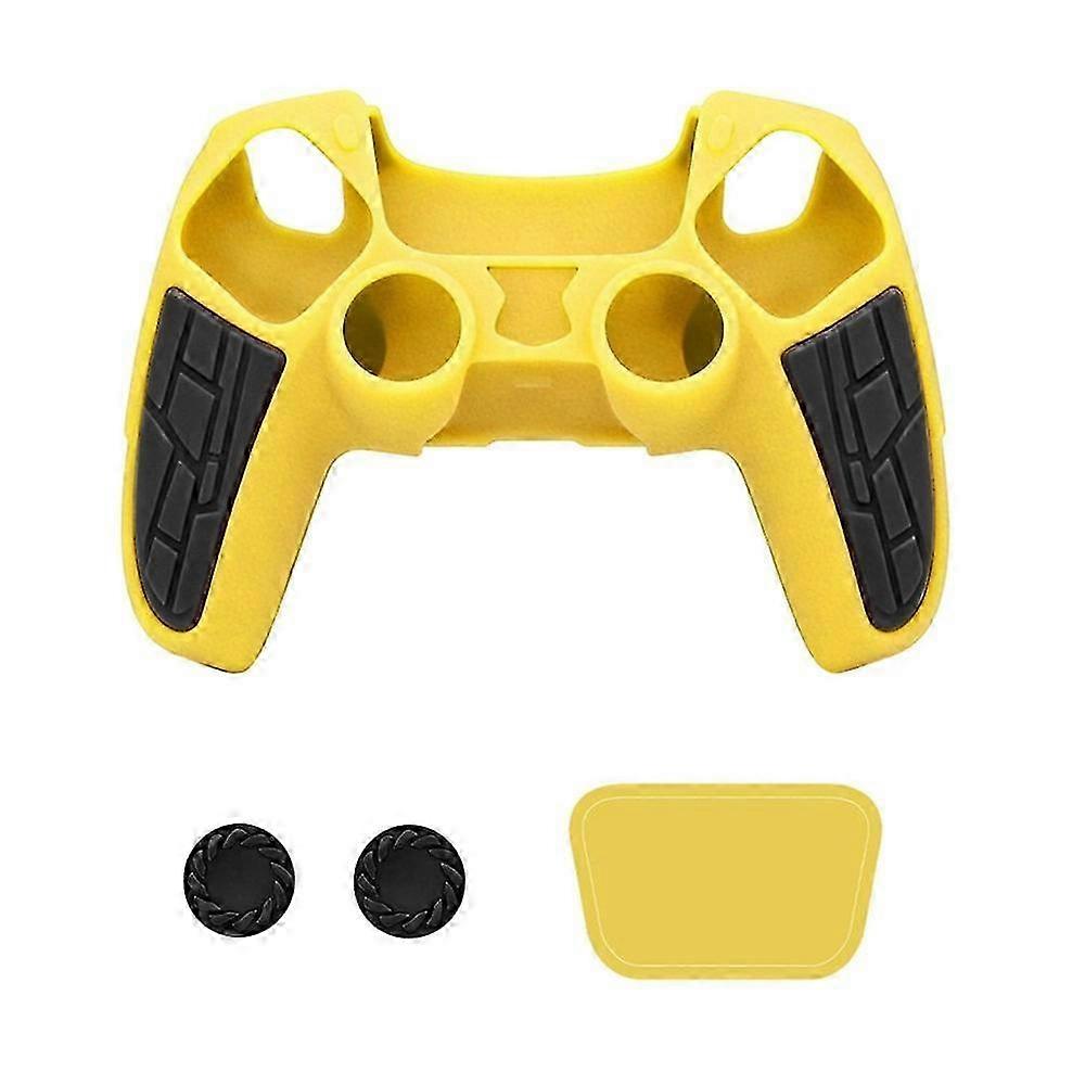 Silicone Case compatible with PS5 DualSense Controller with Thumb Grip Caps Soft Protective Case Special Edition Series