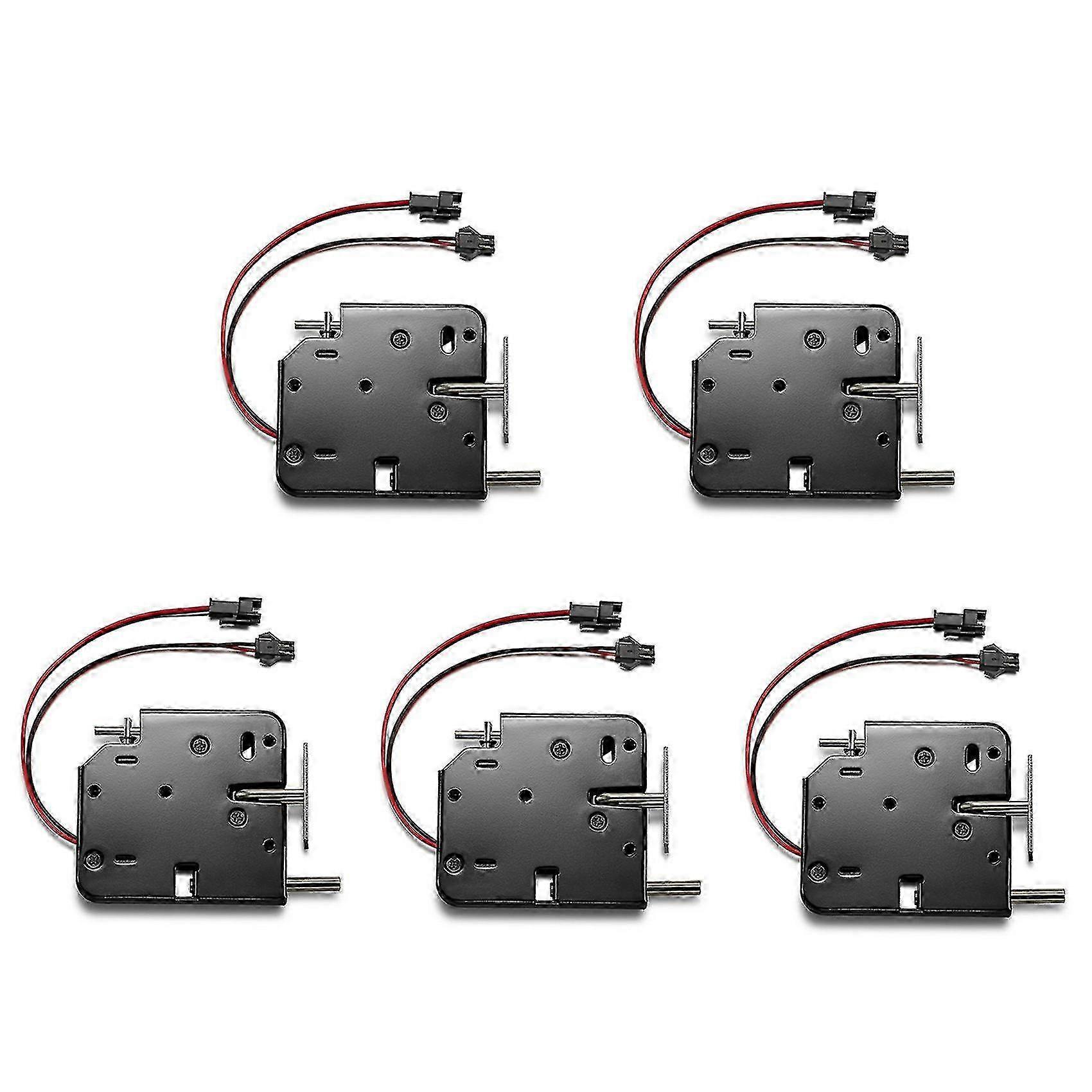 5pcs 2a Intelligent Electronic Control Electromagnetic Lock, Locker Express Cabinet Lock, Access Co