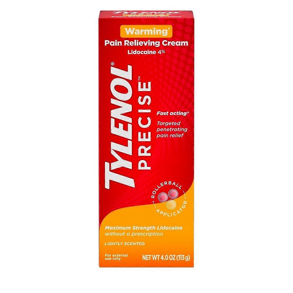 Tylenol Precise smärtlindrande kräm lätt doftande, 115 g (1-pack)