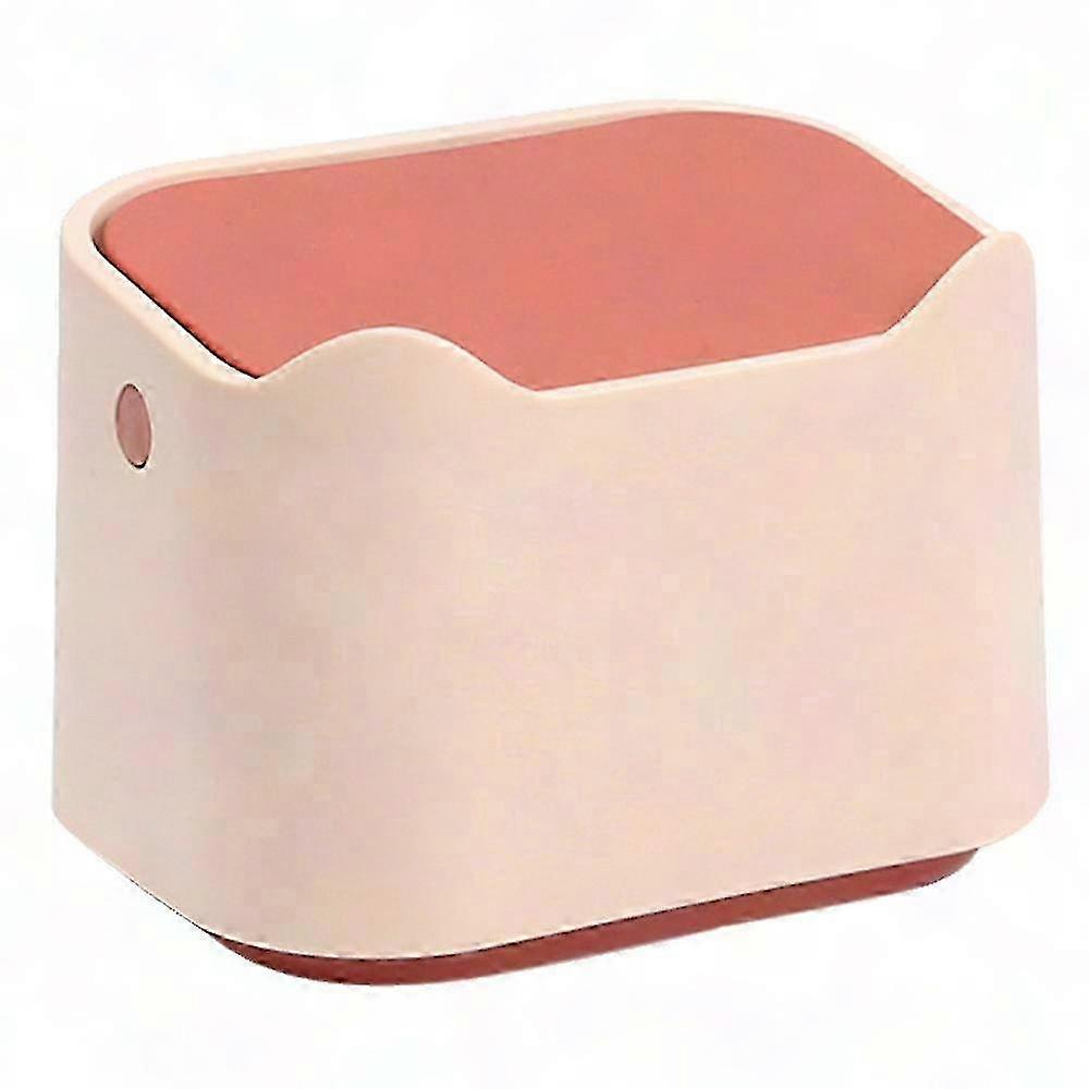 Compact Waste Bin compatible with Bathroom, Desk, or Coffee Table - Mini Trash Can Solution