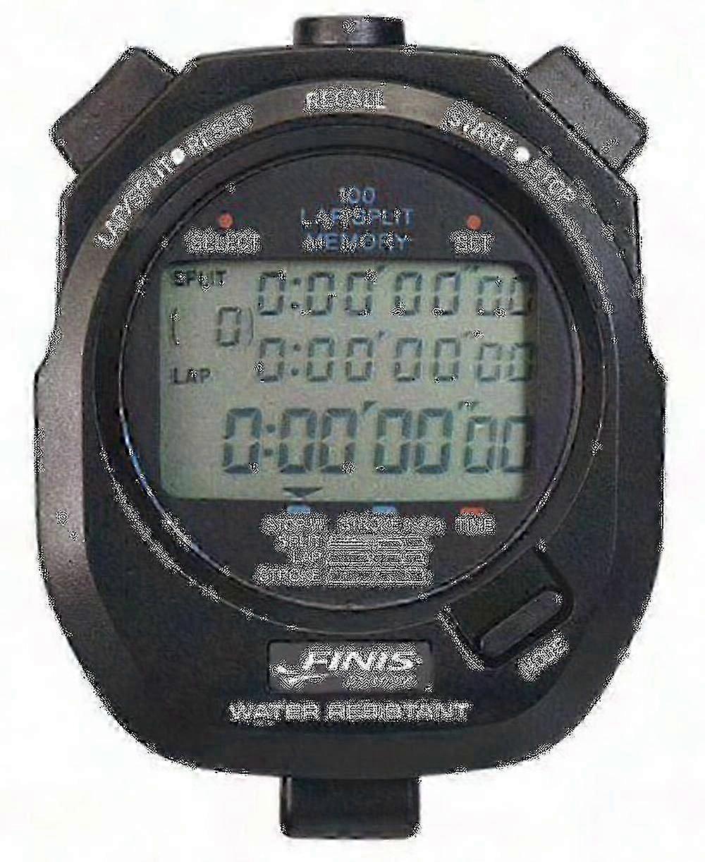 3x-100m Memory Stoppuhr, schwarz