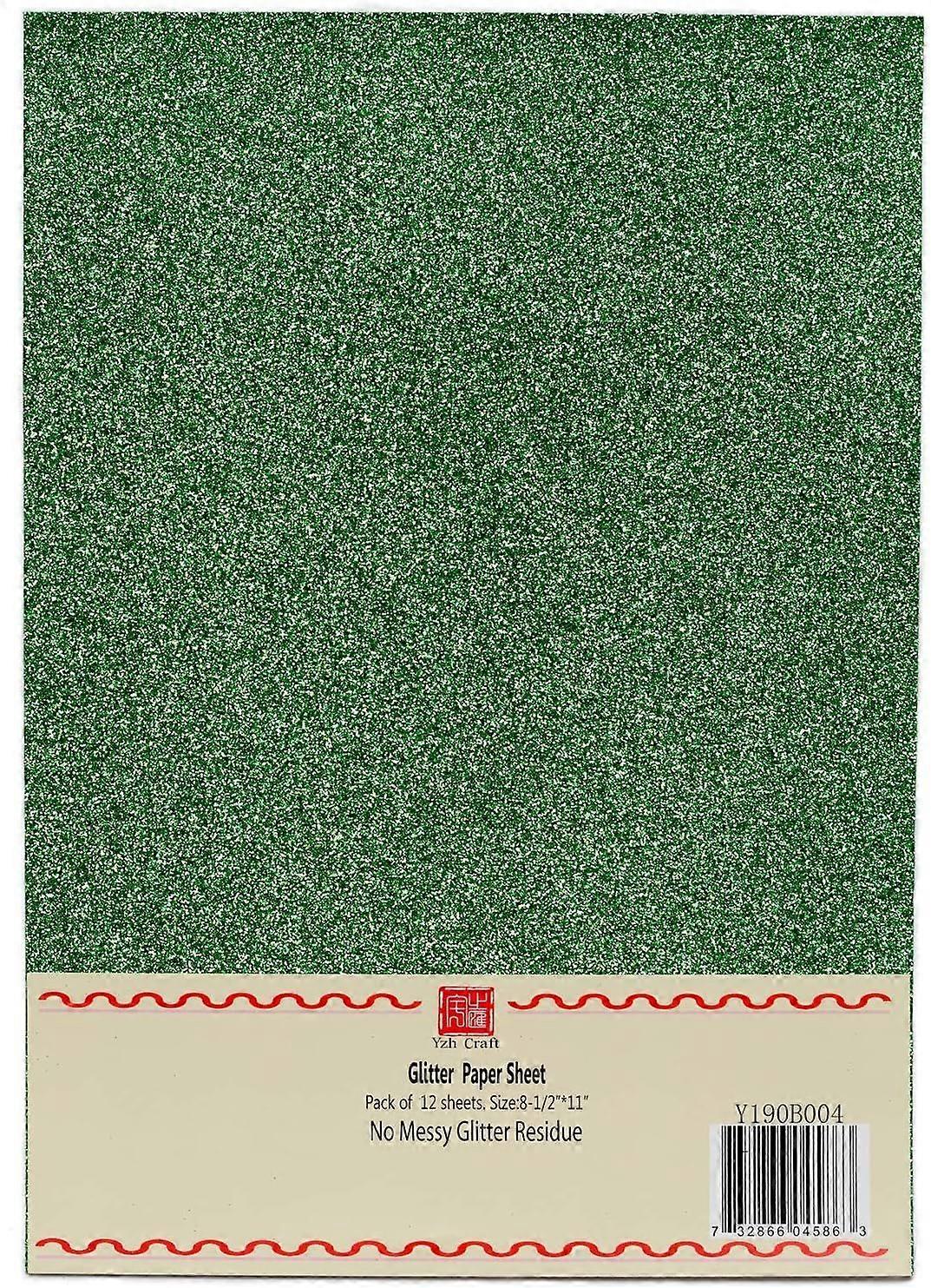 Papel Glitter para Artesanato, Papel Glitter Brilhante Sem Derramamento, 10 Folhas, 8 Polegadas X 12 Polegadas, Tamanho A4
