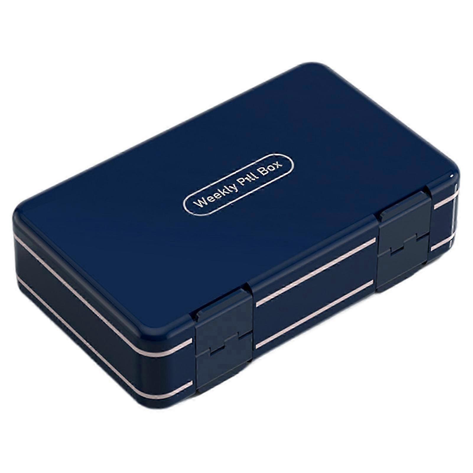 Double-Layer 7-Day Pill Storage Box
