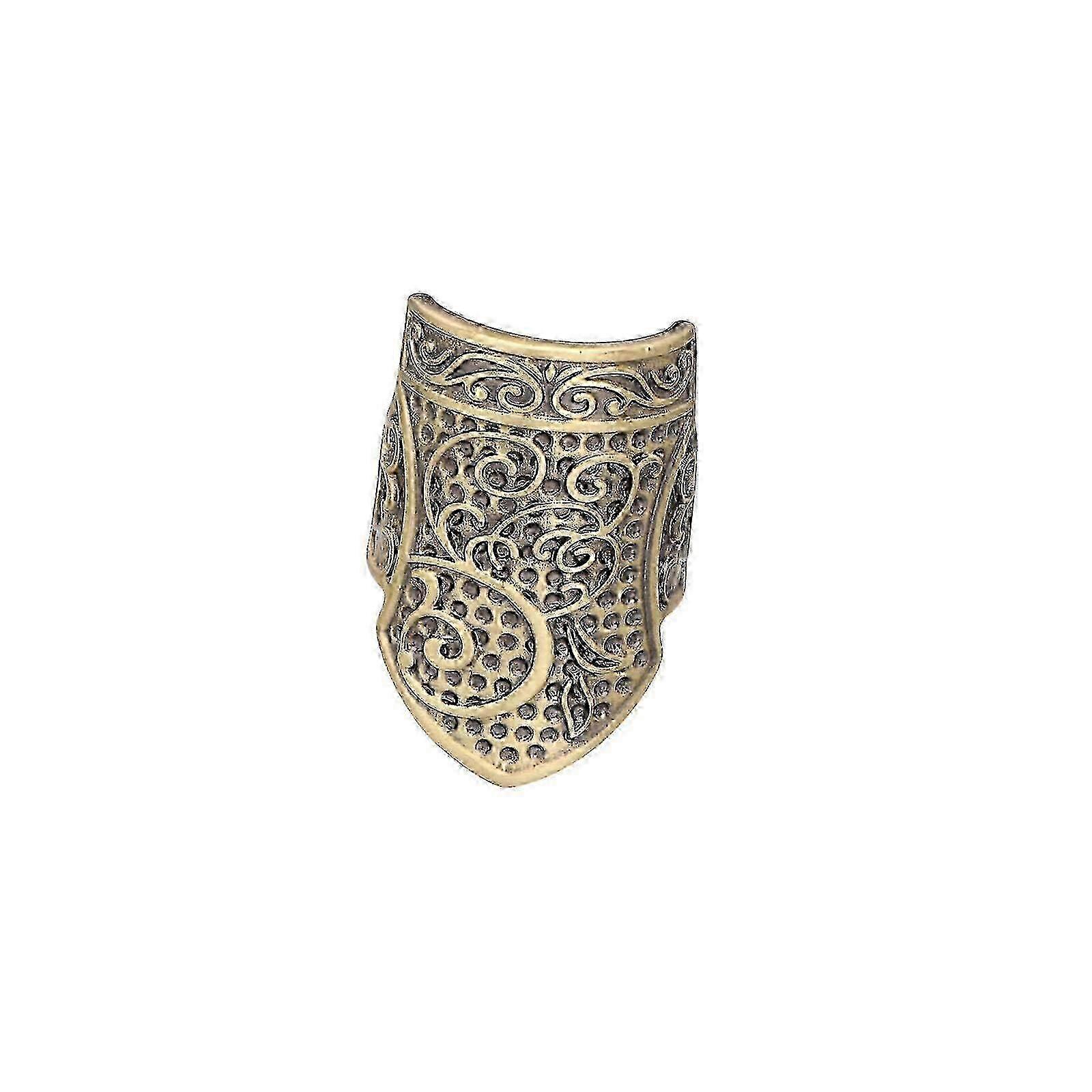 Compact Metal Cross Stitch Thimble