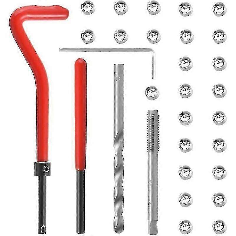 30-Piece M6 Helicoil Type Thread Repair Kit