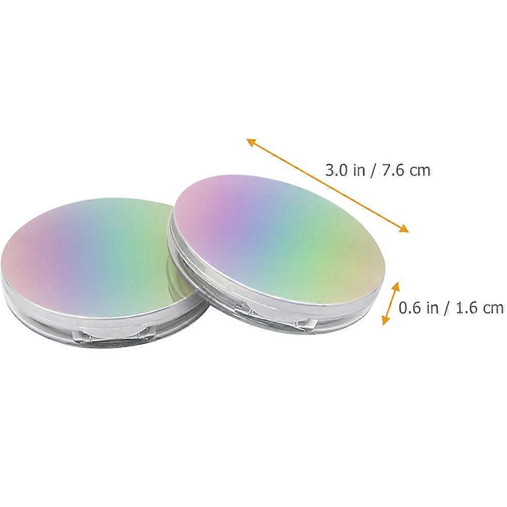 Makeup Powder Box Empty Loose Powder Containers for Storage 2Pcs