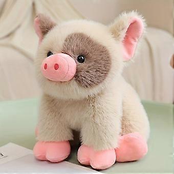 Adorable Simulation Pet Pig Plush Toys Kawaii Cartoon Stuffed Animal Plush Toys Soft Filling Cute Home Decor Sofa Decor Room Decor Holiday Christmas A