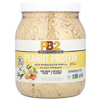 PB2 Foods, Performance, Proteína de cacahuete con vainilla de Madagascar, 907 g (2 lb)