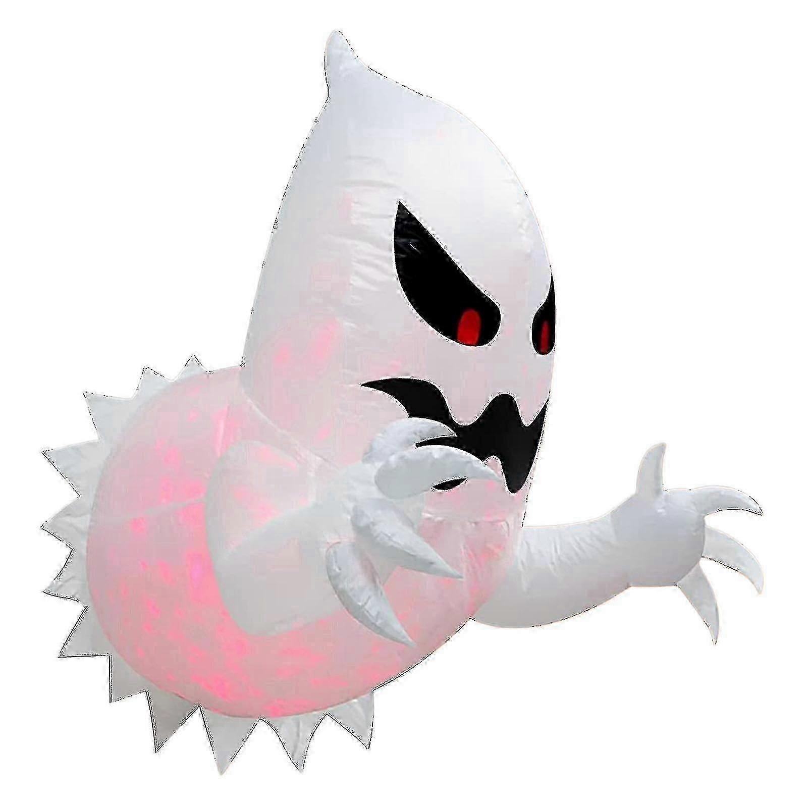 Halloween Inflatable Ghost 140cm Polyester Light Up Party Decor