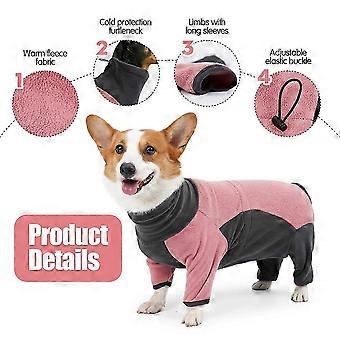 Fleece-Winterjacke für Hunde, Ganzkörperausführung