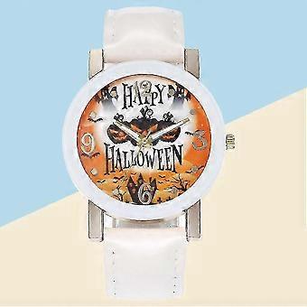 3Pcs White Halloween Quartz Watches Compatible with Women Kids Party Cosplay