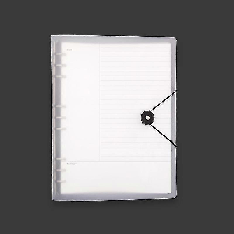 Hand Journal Notebook with Transparent Matte PP Soft Shell Cover, Style: B5 Cornell Core