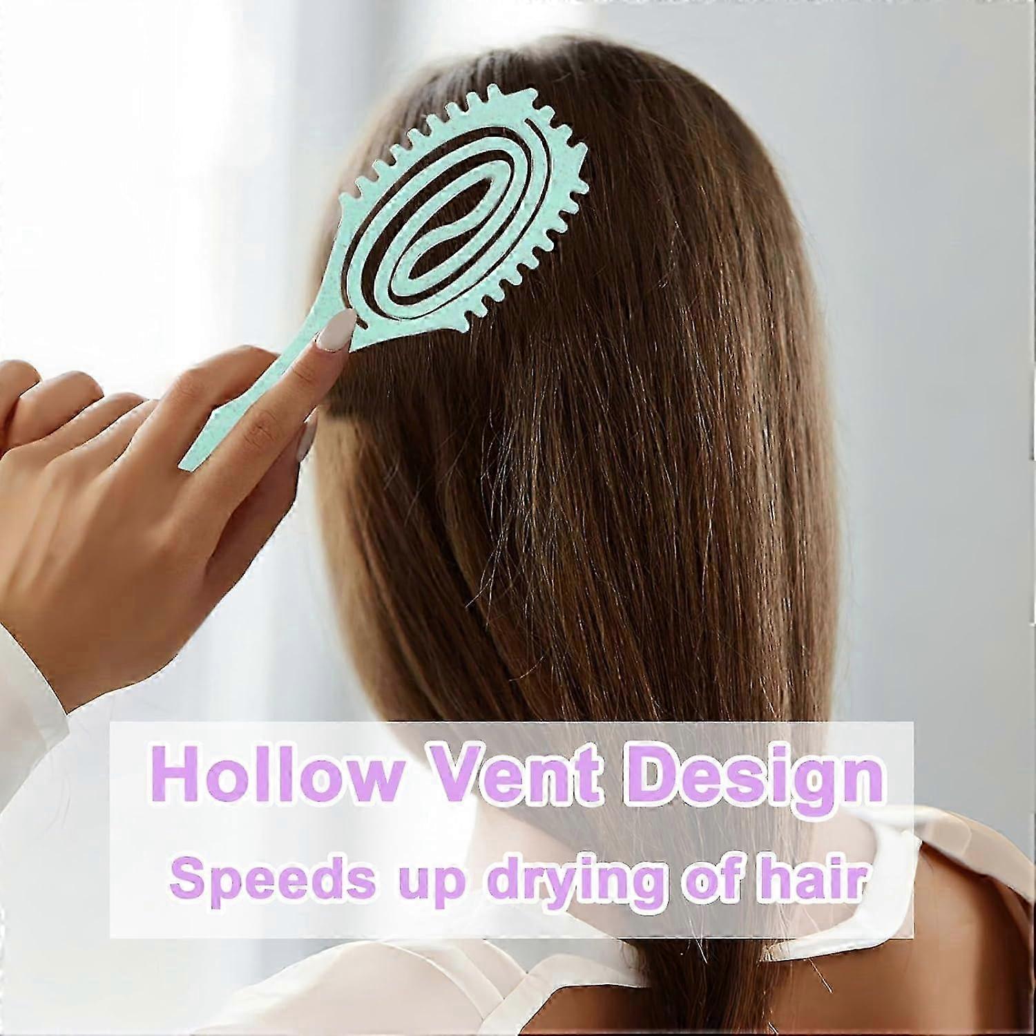 Eco-Friendly Anti-Tangle Curl Brush