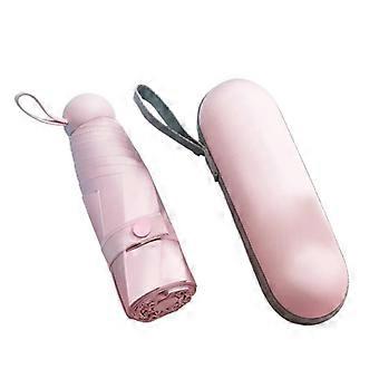 Travel Umbrella 8Rib Windproof Compact Design with QuickDrying Canopy for Rain and Sun