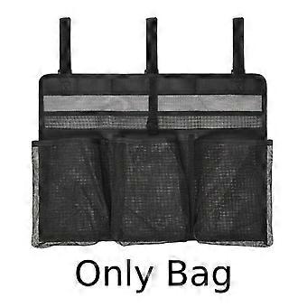 Camping Dish Storage Hanging Bag, Foldable Mesh Drying Pouch, Portable Utensil Drainage Bag for Outdoor Kitchen Hiking Picnic