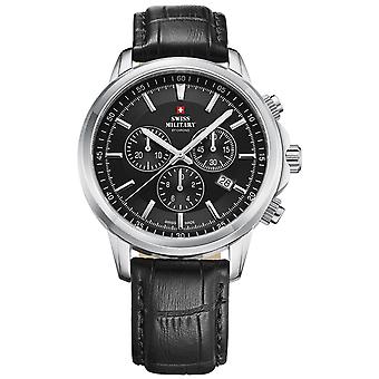 Swiss Military Swiss Quartz Analog Man Watch with Cowskin Bracelet SM34052.08