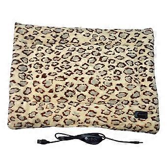 Washable Pet Heating Pad Electric Blanket Heated Mat Warmer Adjustable Temperature Plush Thermal Soft for Cat Dogs Bunny