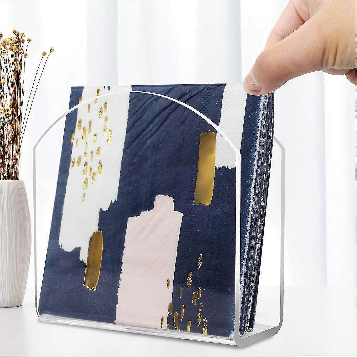 Modern Clear Acrylic Table Napkin Stand