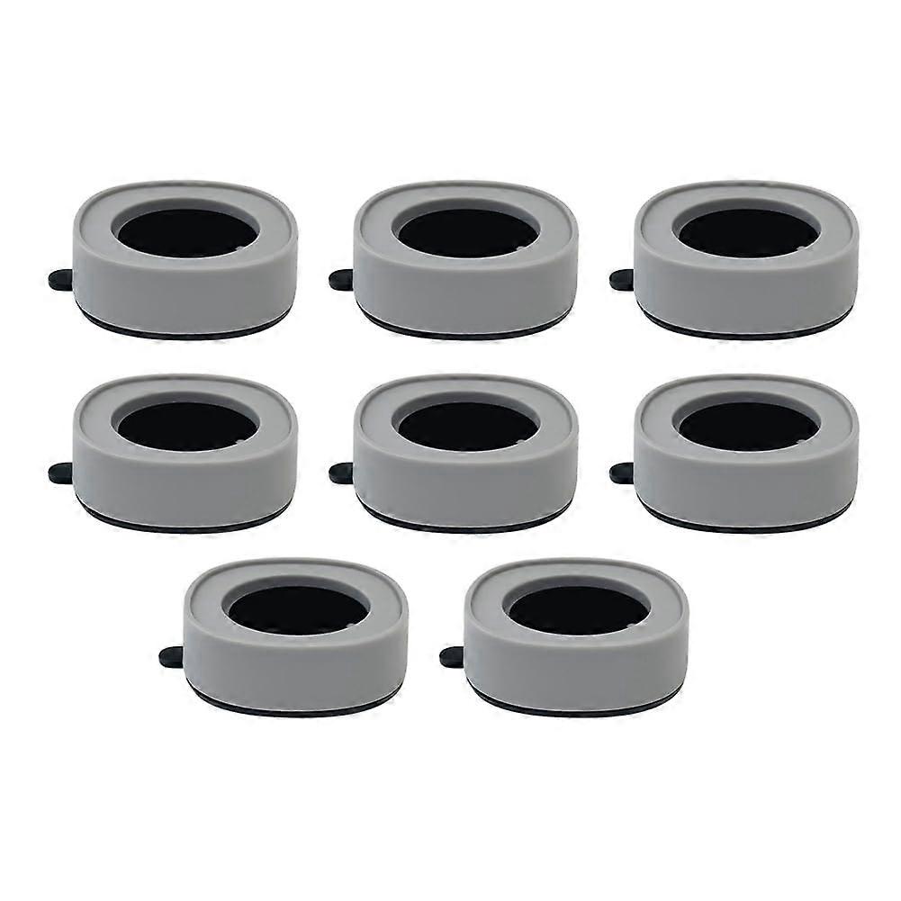 8 Piece Adjustable Bed Risers and Stackable Furniture Lifters for Stable Height Boost