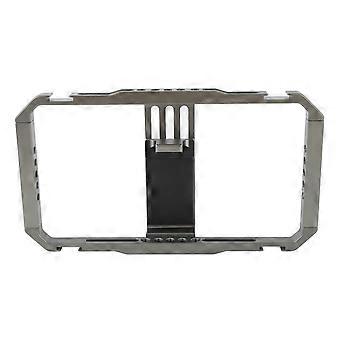 Smartphone Video Rig Camera Cage Phone Video Stabilizer Grip Vlogging Cage for Installing Fill Light Microphone