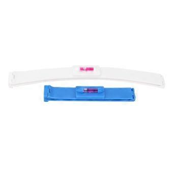 Guida al taglio dei capelli fai-da-te Righello professionale per capelli Trimmer per capelli Guida al pettine (bianco blu)