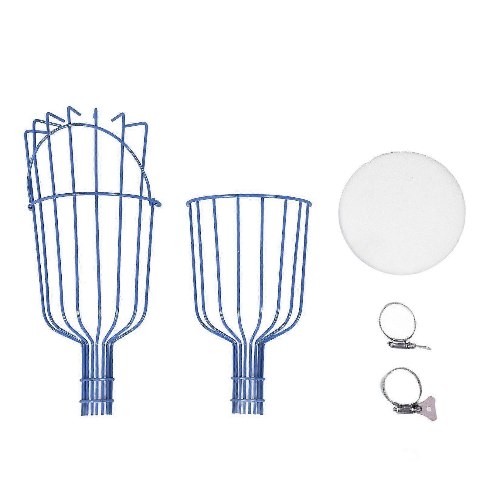 Multifunctional Blue Rustproof Detachable Fruit Picker Basket Tool for 3cm Pipe