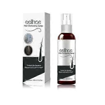 Hair darkening spray natural black hair covers gray hair smooth shiny moisturizing thick hair care spray ydni