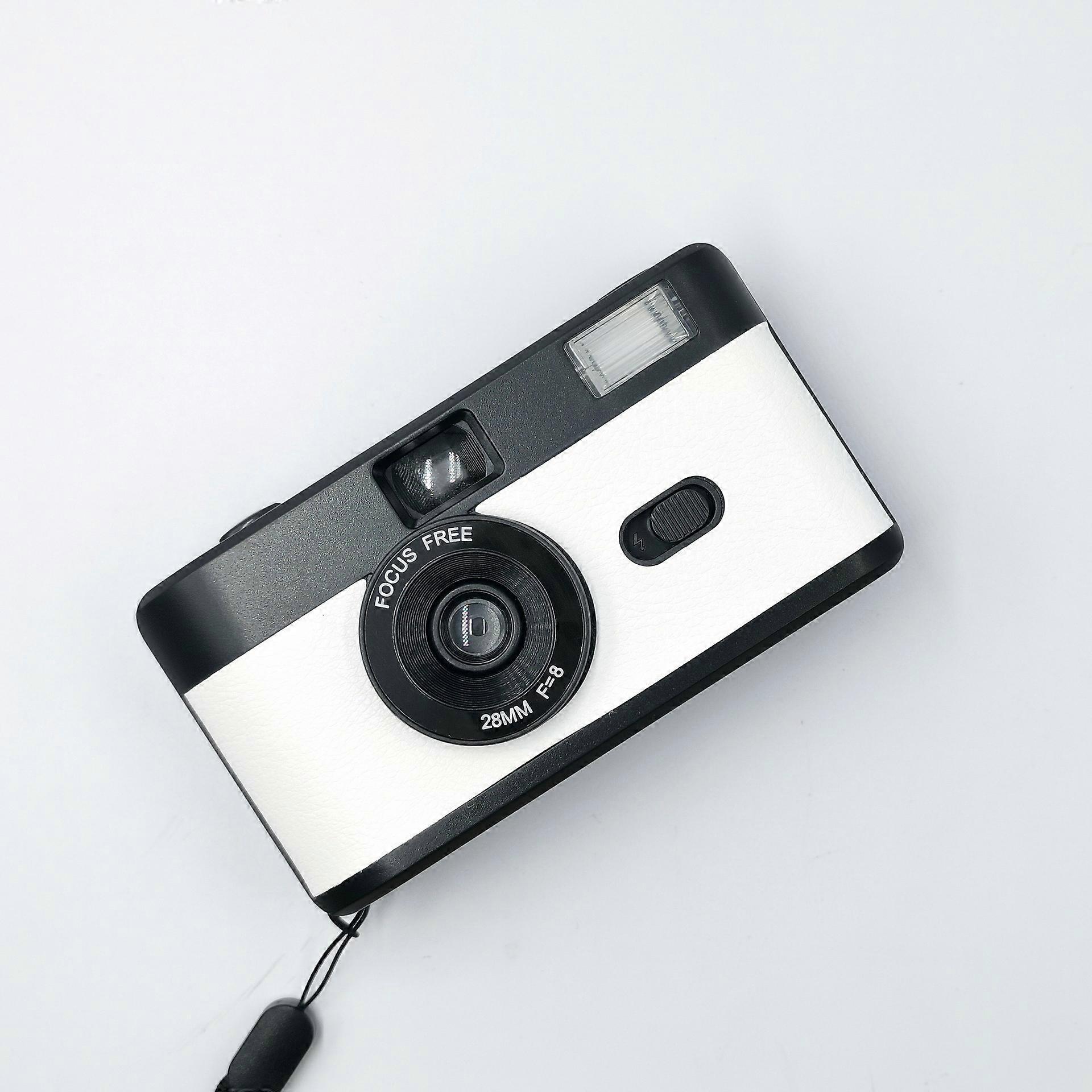 35mm Film Camera With Integrated Flash