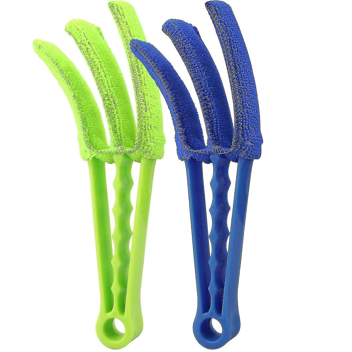 Window Blind Cleaner Duster Brush Kit 2 Pack Brush - Blind Cleaner Tools For Window Blinds Air Conditioner Jalousie Dust