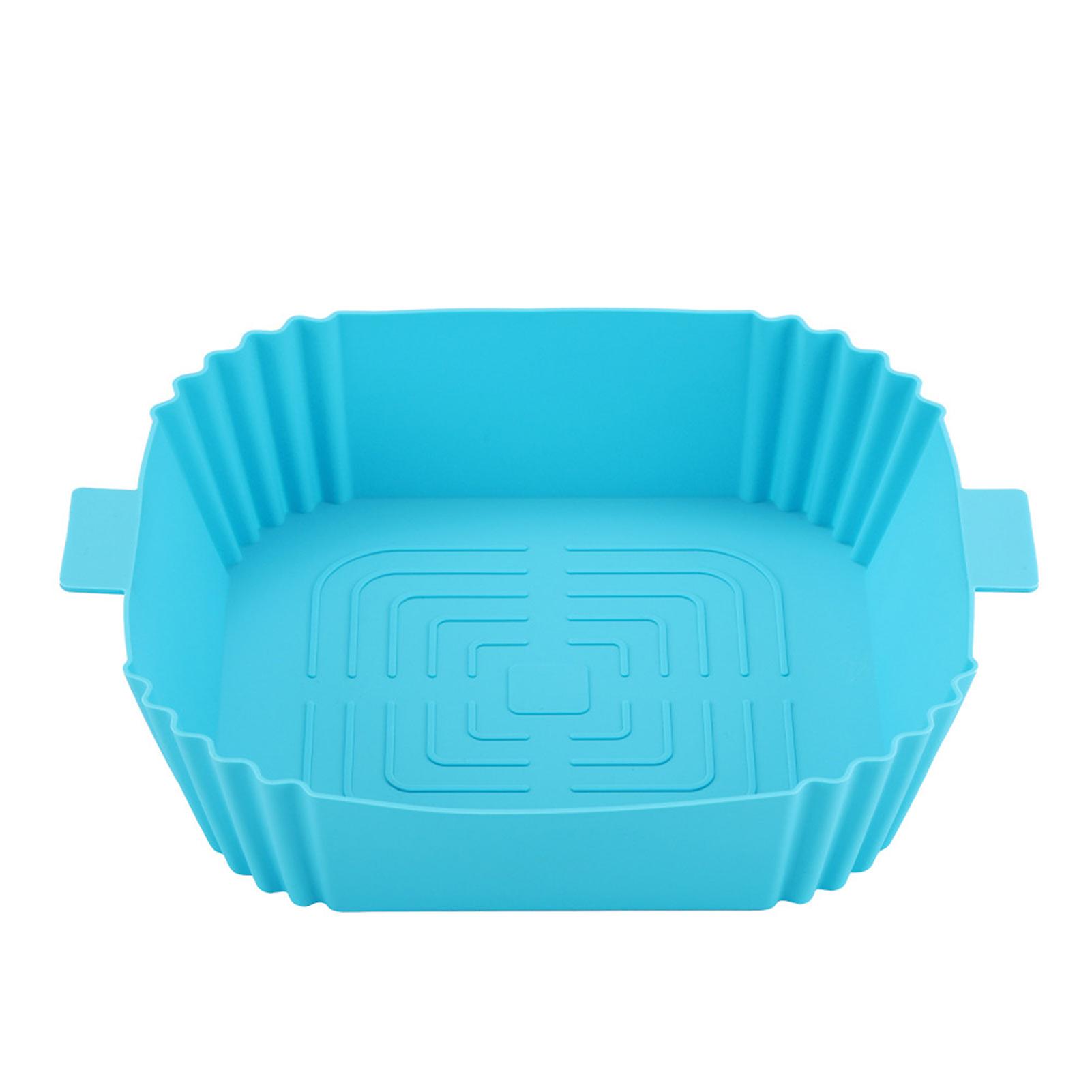 Air Fryer Silicone Baking Tray Pot Premium Quality Easy Cleaning Mat for Making Bacon Breads