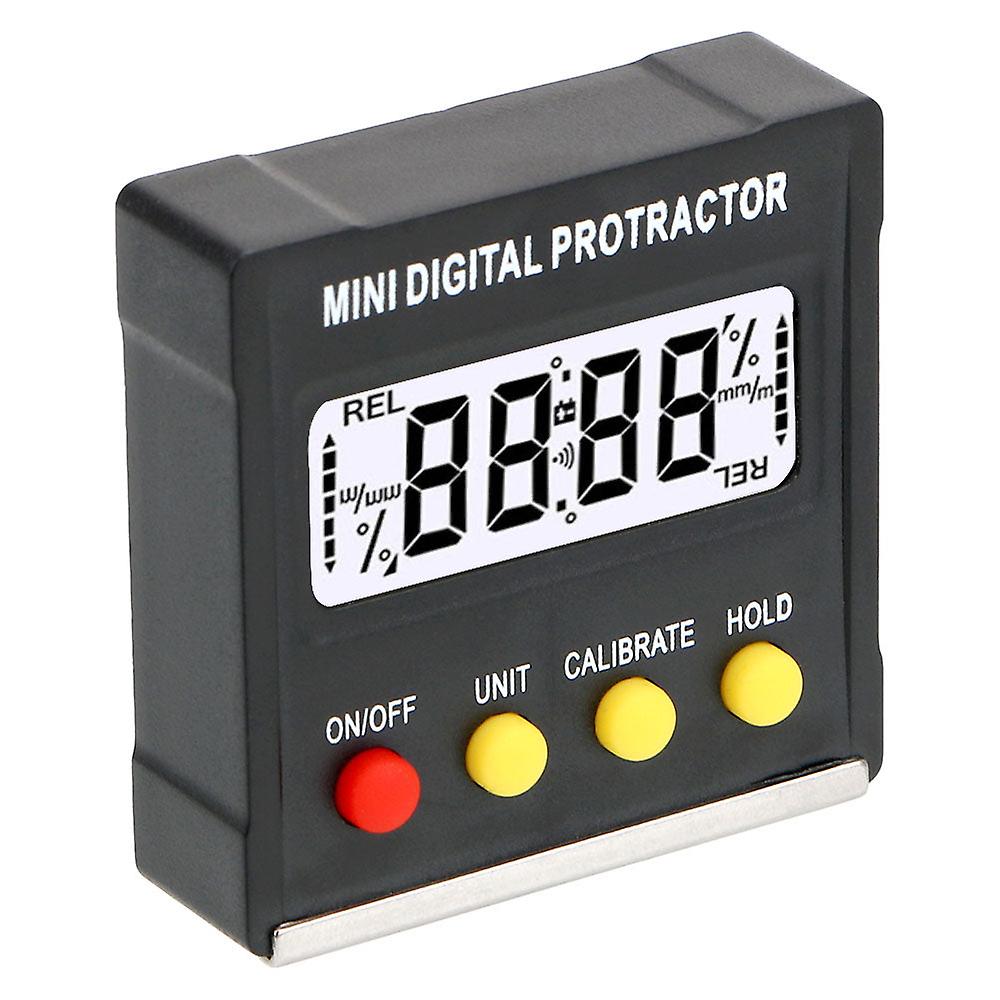 360° Mini Digital Protractor Inclinometer Electronic Level Box Magnetic Base Angle Finder Measuring Tools Construction Tools