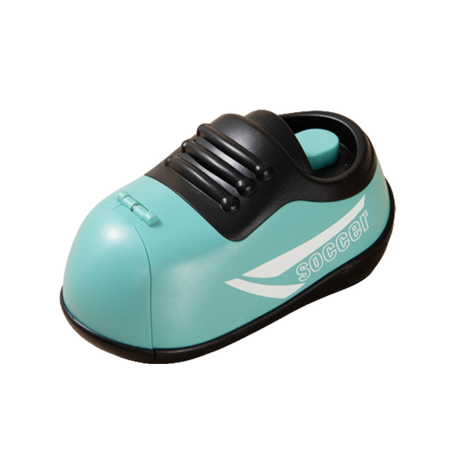 Shoes Shaped Pressing Ejection Soccer Toys With Light Unique Design Press Sliding Soccer Shoes Toys For Kids Christmas