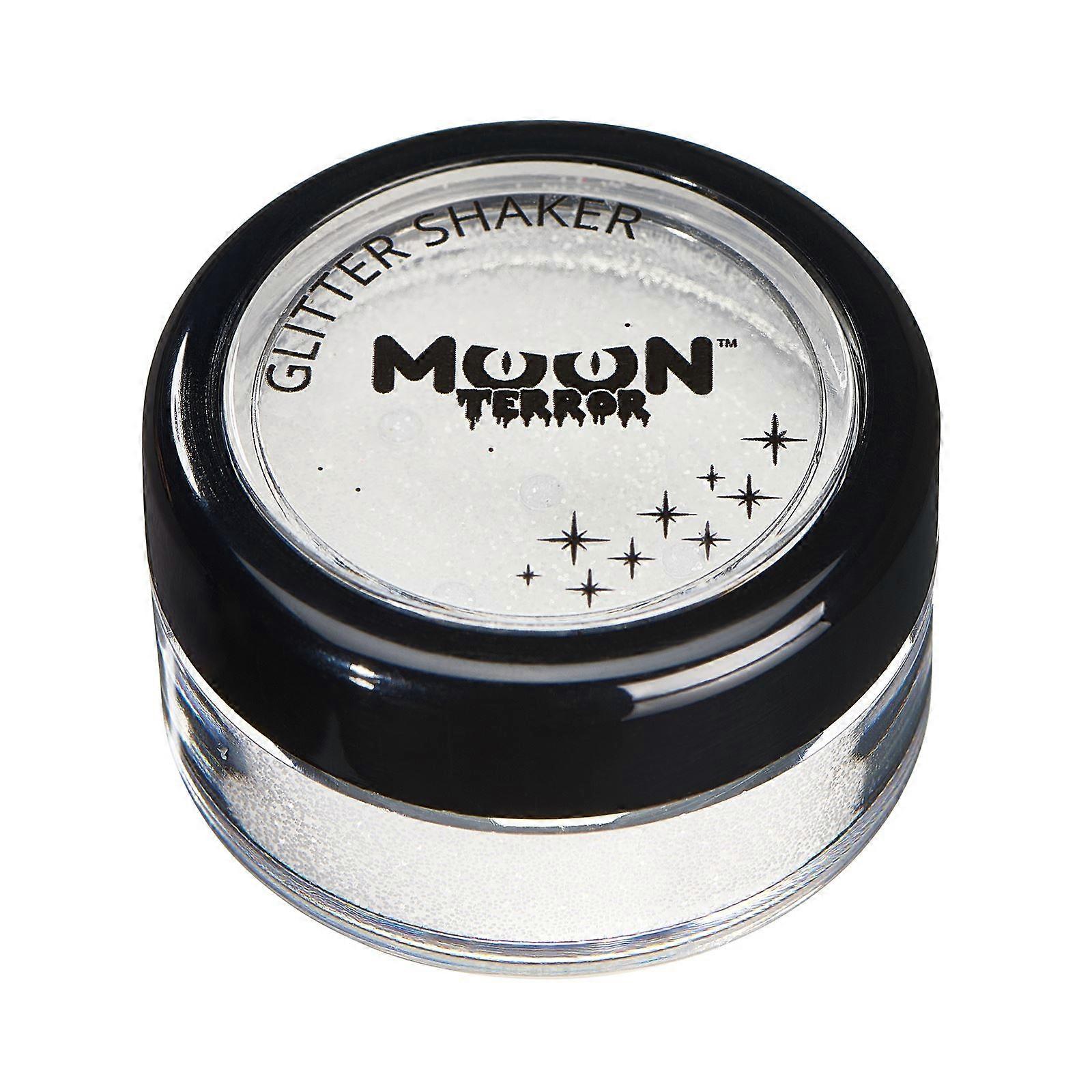 Moon Terror - Halloween Glitter Shakers - Wicked White