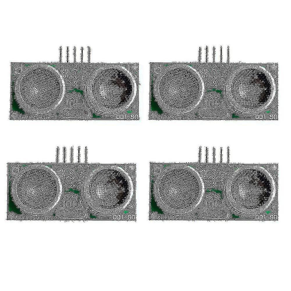 4pcs Us-100 Ultrasonic Sensor Module Dc 2.4v - 5v With Temperature Compensation Range Distance