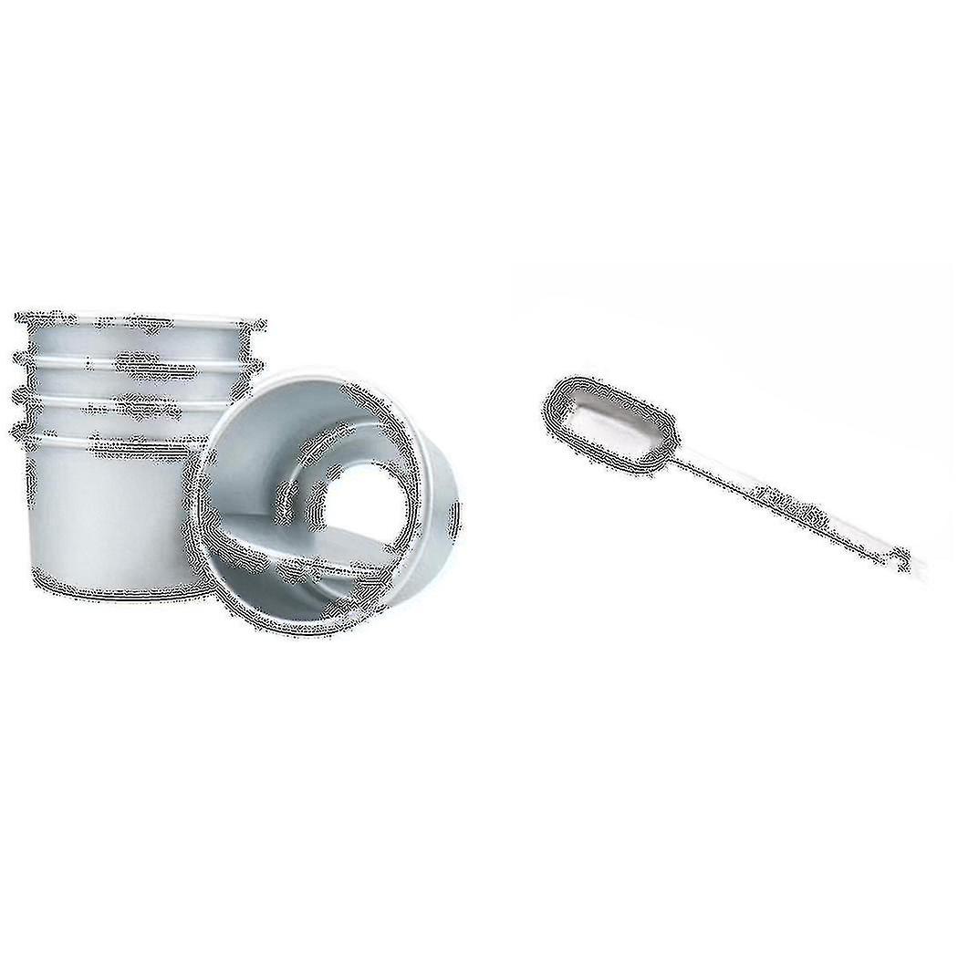 4 Inch Cake Pan, 4 Pcs Mini Cake Pan Round Tier Baking Cake Pans