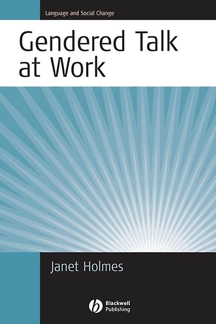 Gendered Talk At Work by Holmes Paperback Book