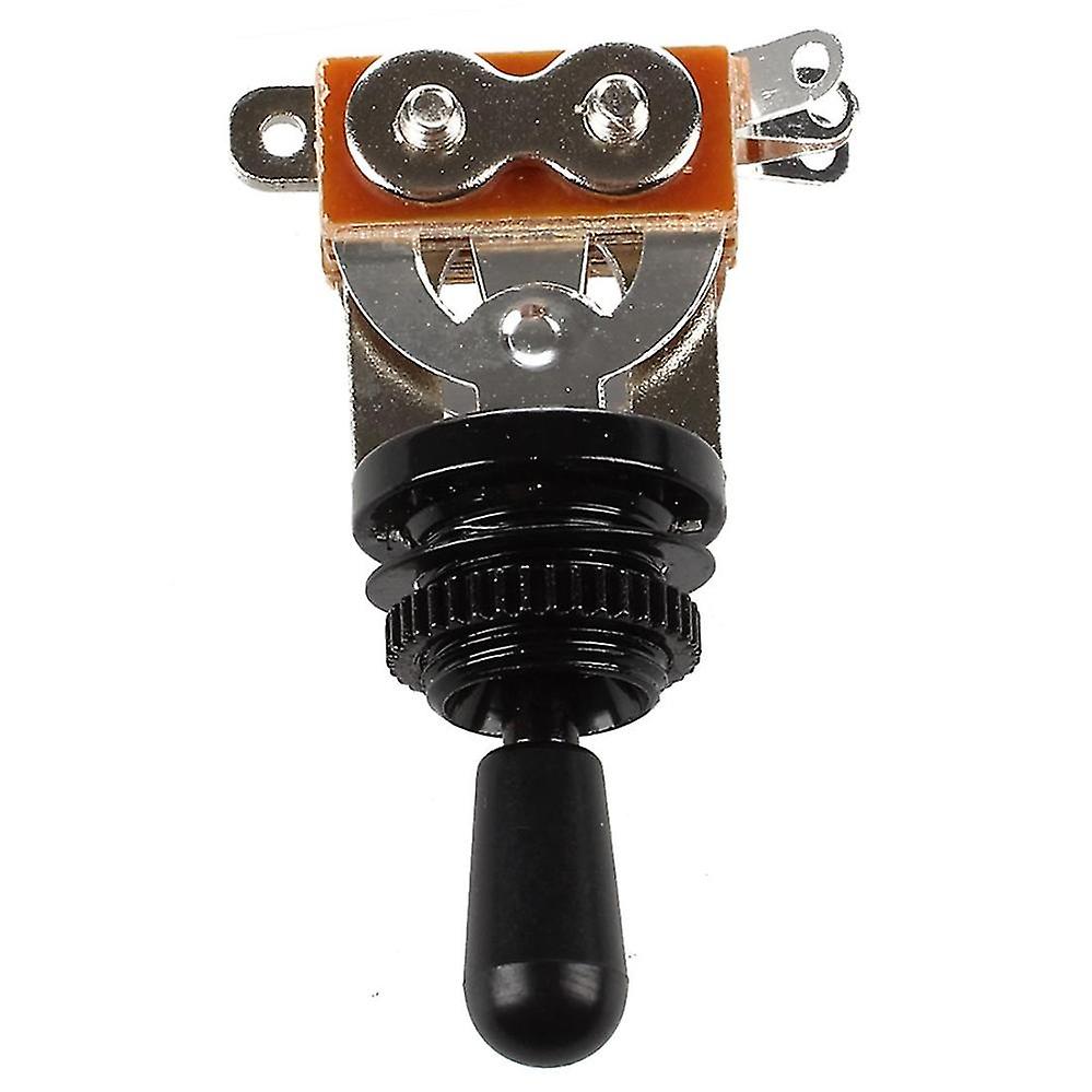 Black Tip 3 Way Toggle Switch Selector For Electric Guitar
