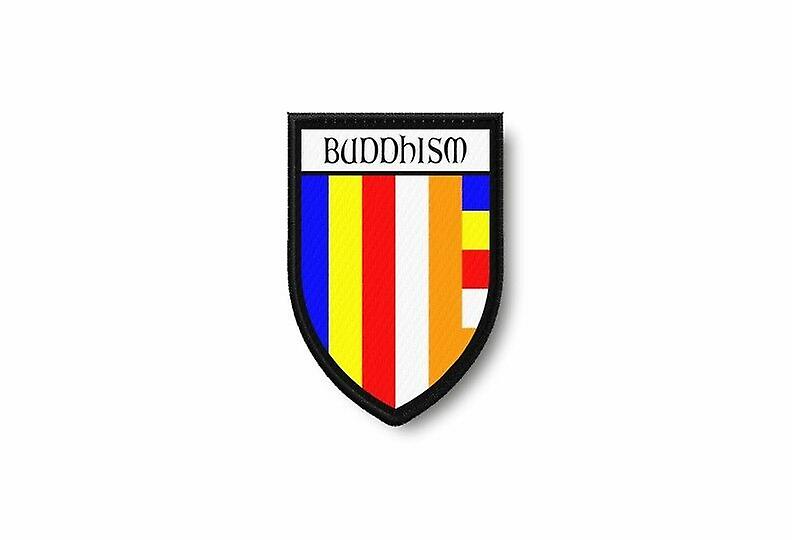 Patch Ecusson Termocollant Edge Brode Flag Prints Buddhist Tibet
